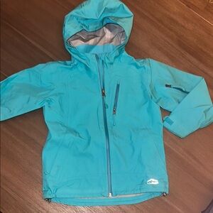 L.L. Bean Turquoise Hooded Jacket